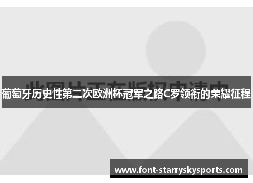 葡萄牙历史性第二次欧洲杯冠军之路C罗领衔的荣耀征程